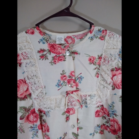 Vintage Sears 2-pc floral pajama set Size 38 - Picture 4 of 8